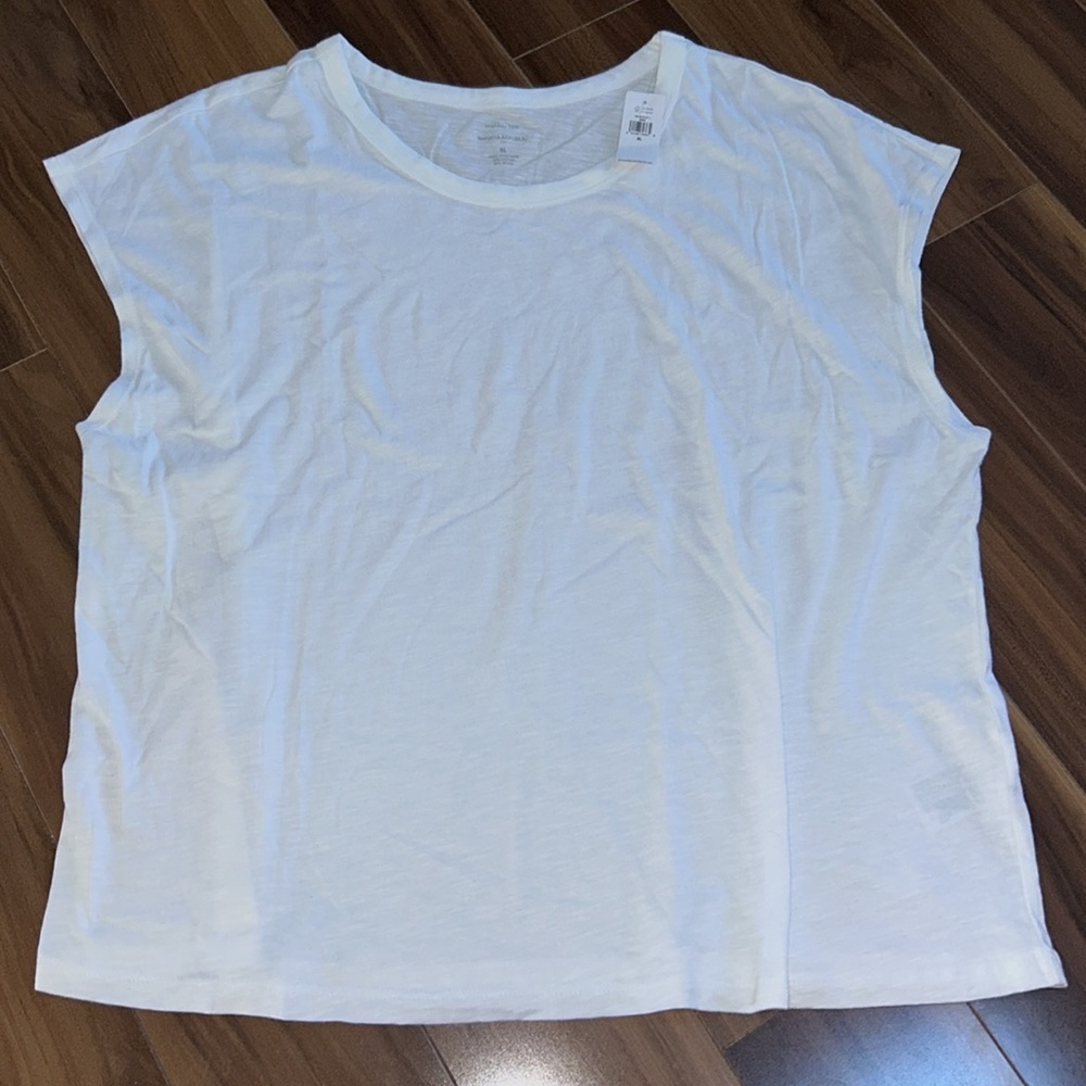 XL Banana Republic Malibu white tee T-shirt top
